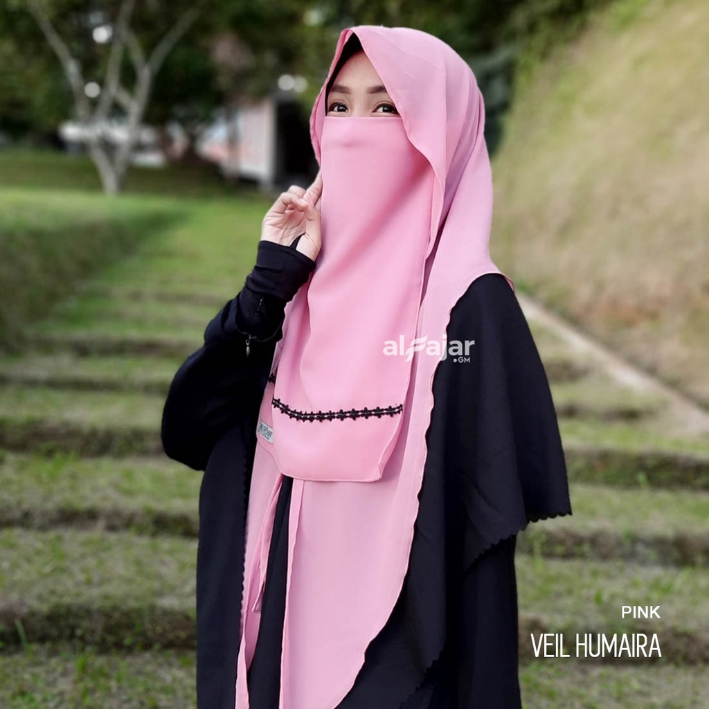 CADAR NIQOB BANDANA Veil Humaira Dua Layer by Alfajar