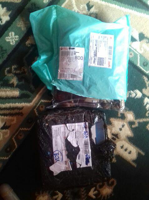 Zola_batik Batik Couple Gamis Semi Sutra 2817