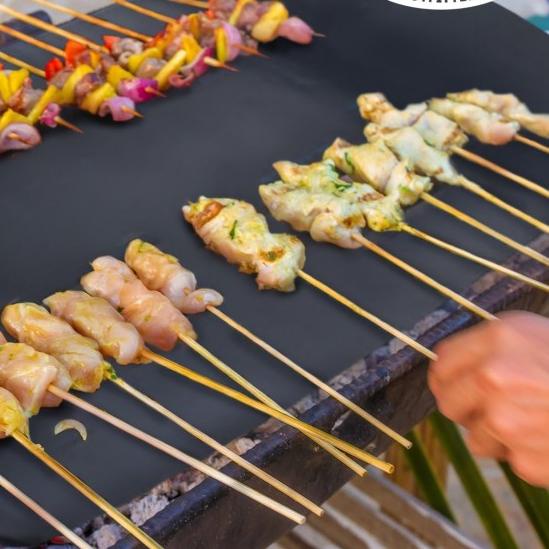 ➥ BBQ GRILL MATS Alas kertas pemanggang ➲