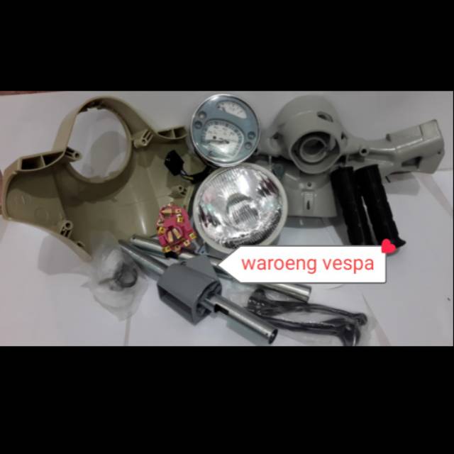 Stang batok vespa new px komplit full set import berkualiti