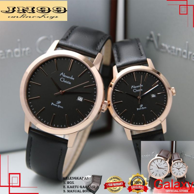 ALEXANDER CHRISTIE COUPLE ORIGINAL JAM TANGAN ALEXANDRE CHRISTIE COUPLE JAM ALEXANDER CRISTIE 1007