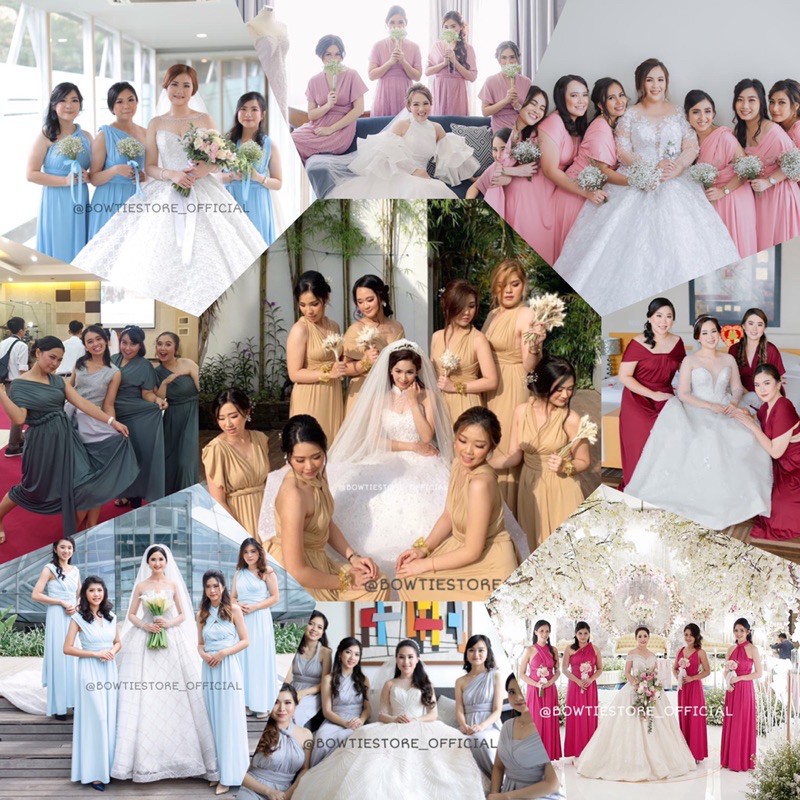 BRIDESMAID DRESS - MULTIWAY DRESS / DRESS BRIDESMAID / DRESS PESTA / INFINITY DRESS