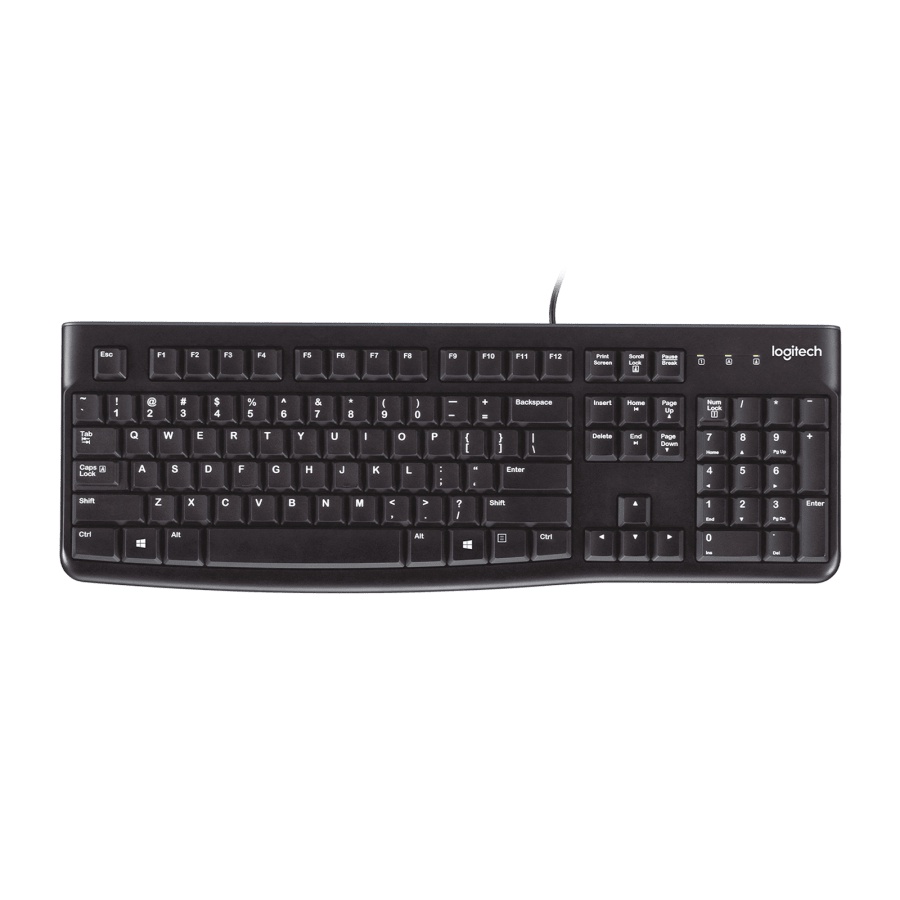 KEYBOARD LOGITECH K120 USB/WIRED ORIGINAL BERGARANSI RESMI