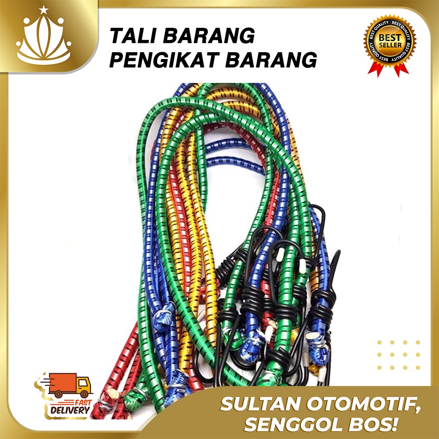 Tali Ikat Barang Di Motor Praktis Karet Fleksible 1 meter Universal