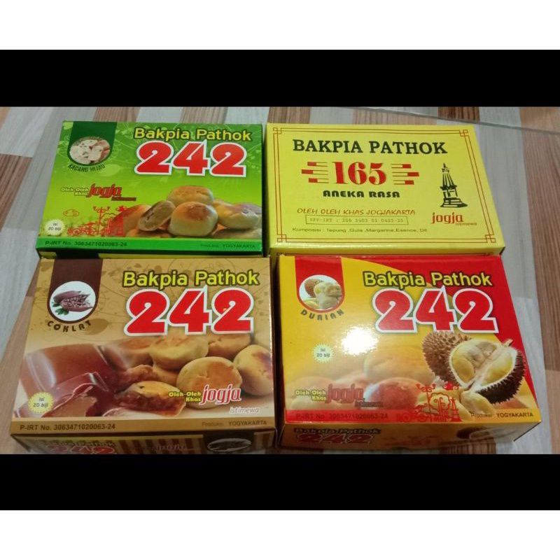 Bakpia Pathok Kering Isi 20 Biji Oleh Oleh Khas Jogja