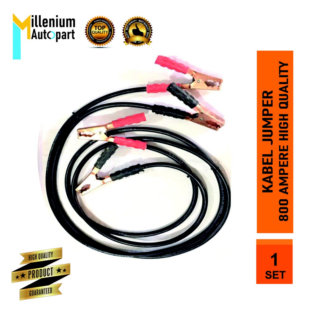 KABEL JUMPER AKI 800A CAR EMERGENCY BATTERY ACCU CABLE JUMPER JUMBO HIGH QUALITY