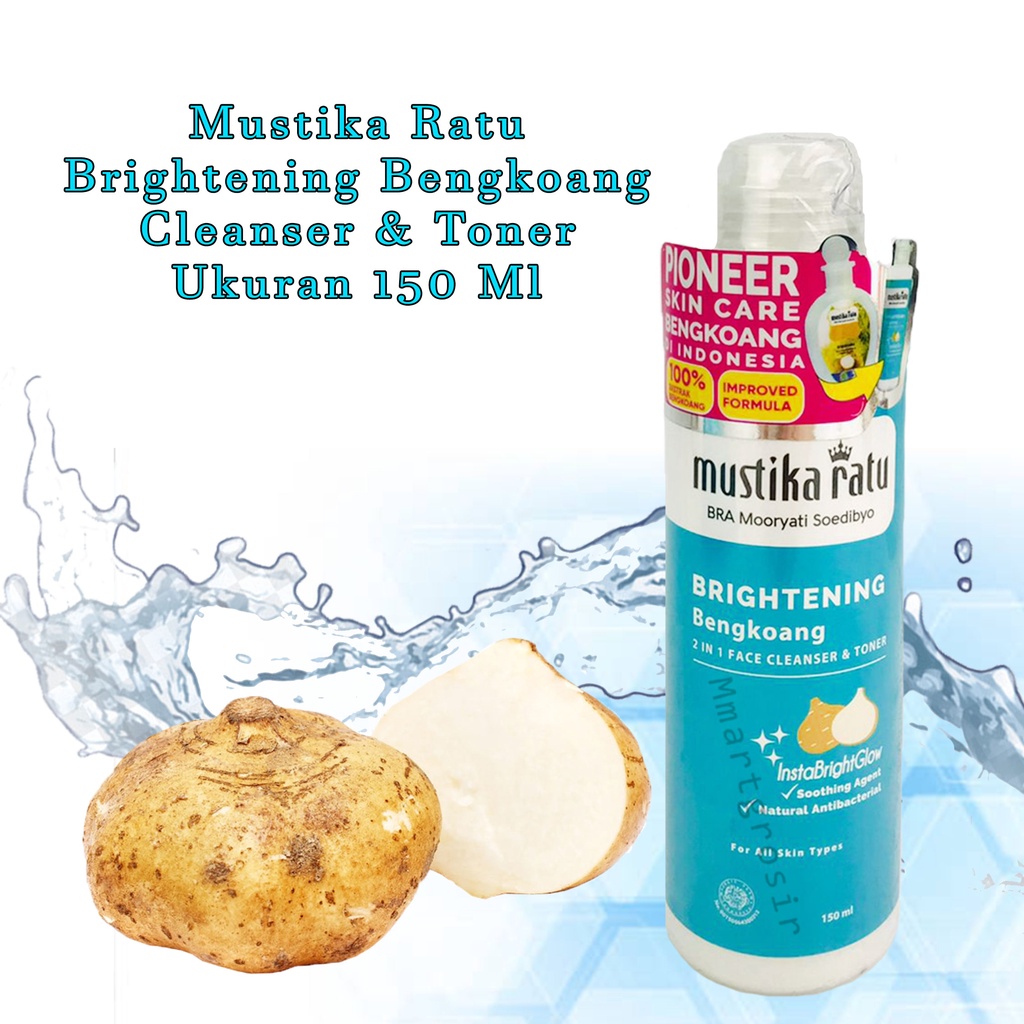 Mustika ratu / Whitening / Pembersih 2 in 1 / Face Cleanser Bengkoang