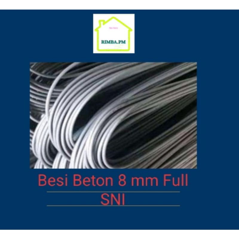 Besi Beton 8mm Full SNI polos