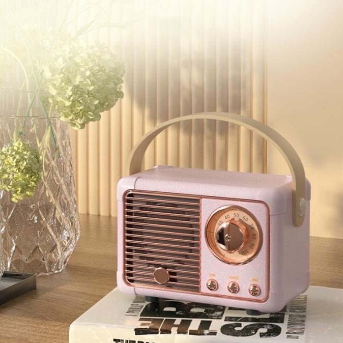 Speaker Mini Lucu Retro Bluetooth  Mini Retro Portable Speaker Termurah