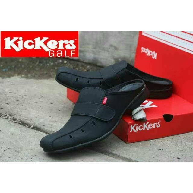 (PROMO) Sepatu Sandal Kulit Kickers Bustong / Tutong Asli Kulit REALPICT