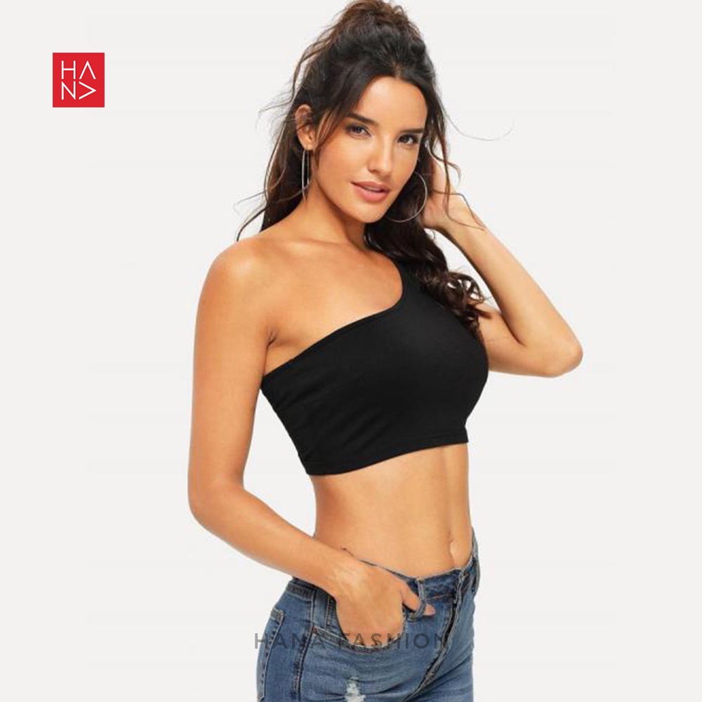 HanaFashion JKT- Maui Crop Top Kaos Crop Tee Wanita - CT080