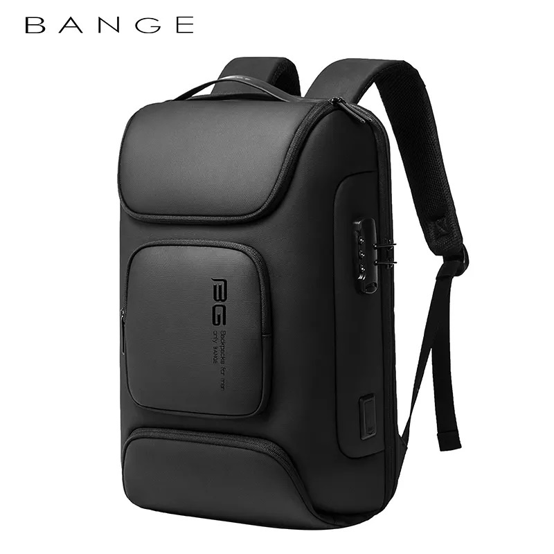 Bange Tas Ransel pria Laptop Backpack Lock USB 15.6 Inch BG7216Plus