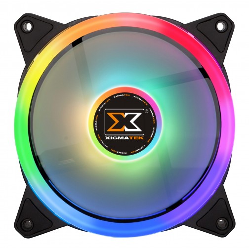 Fan Casing XIGMATEK Galaxy II Elite 3 Fan RGB 3in1 (REMOTE+CONTROLER) MANTULLL GAN