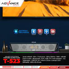 Soundbar Advance, speaker soundbar BT T-523/ Speaker Bluetooth Portable