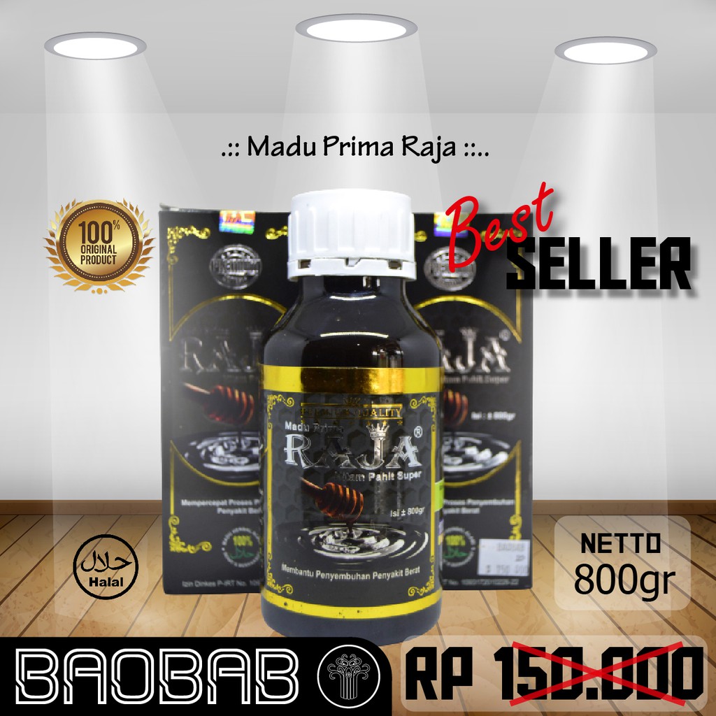 

Madu Prima Raja | Madu Hitam Super - 800 gr
