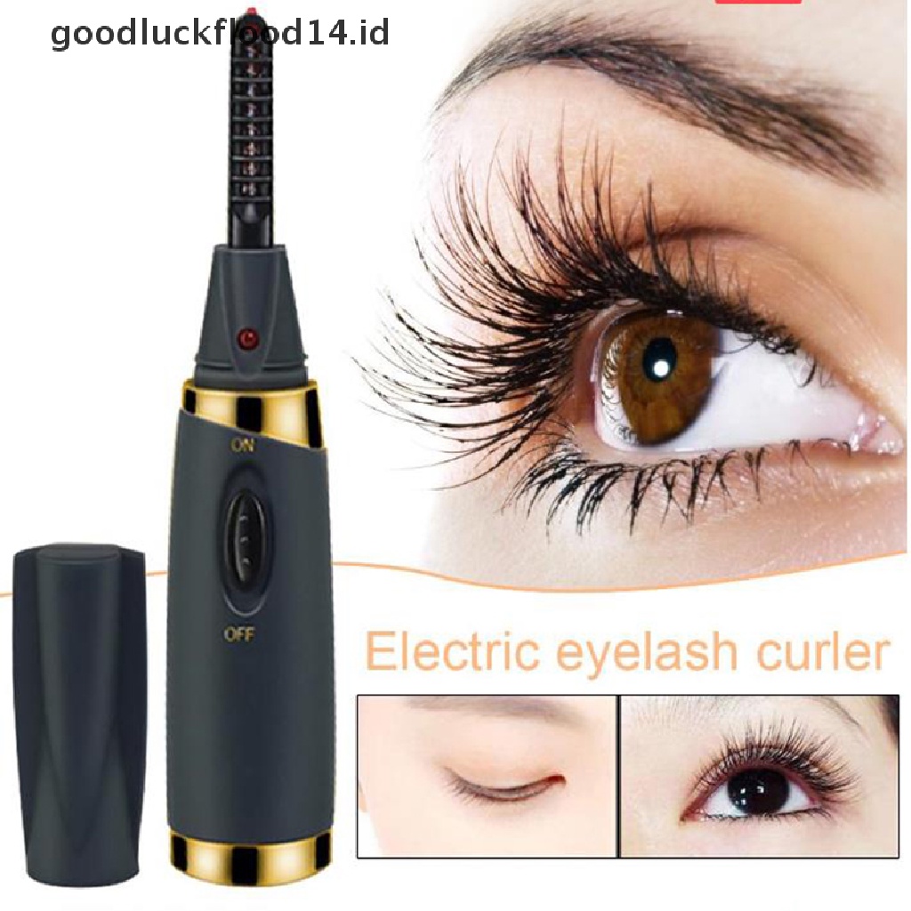 [OOID] USB Rechargeable Electric Heated Eyelash Curler Ironing Curler Makeup Curling ID