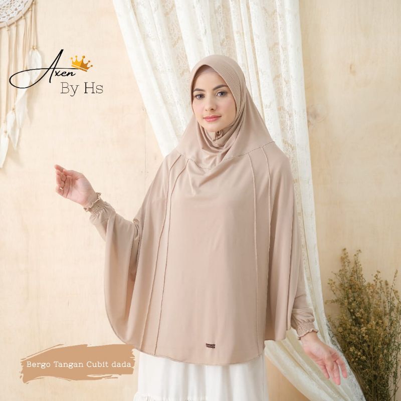 Hijab / Kerudung Bergo Tangan Cubit Dada