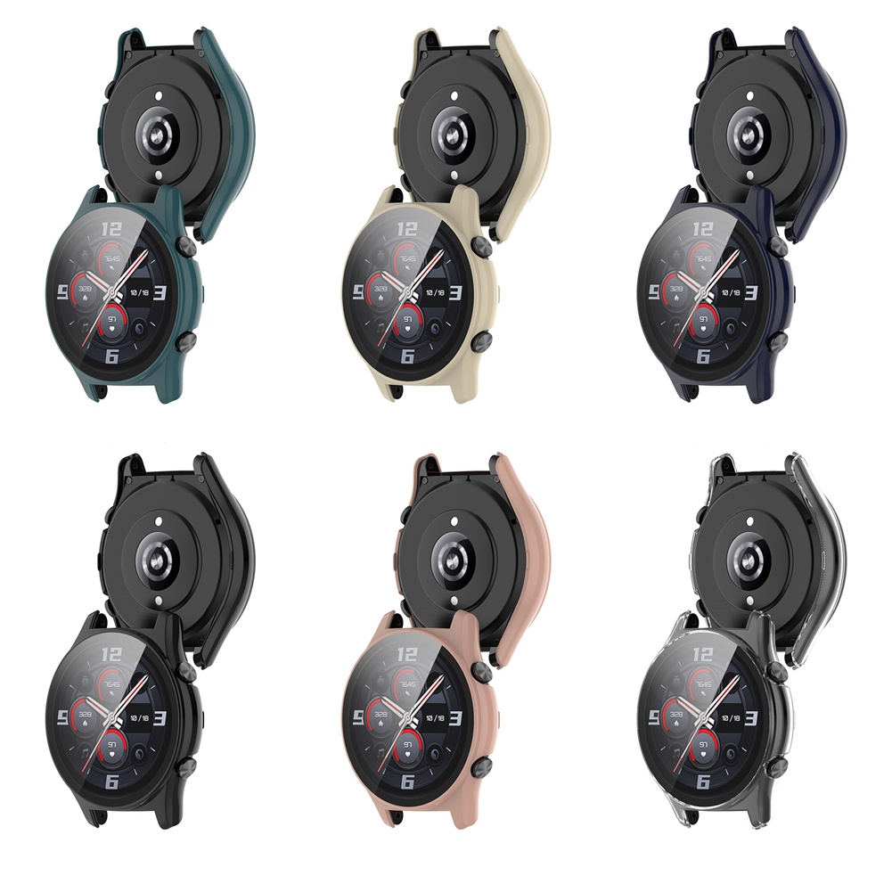 Case Pelindung Layar Bahan PC Tempered Glass Untuk Huawei Honor Watch GS3
