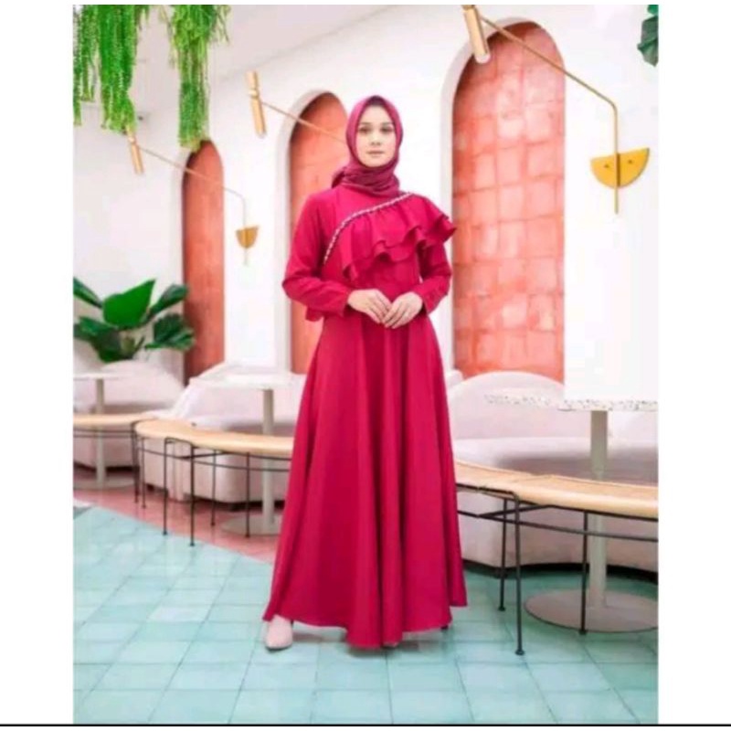 Alana Dress Akirabutik Akira Butik Gamis Baju Muslim Kondangan Pesta alfizahra Preloved Second Raya