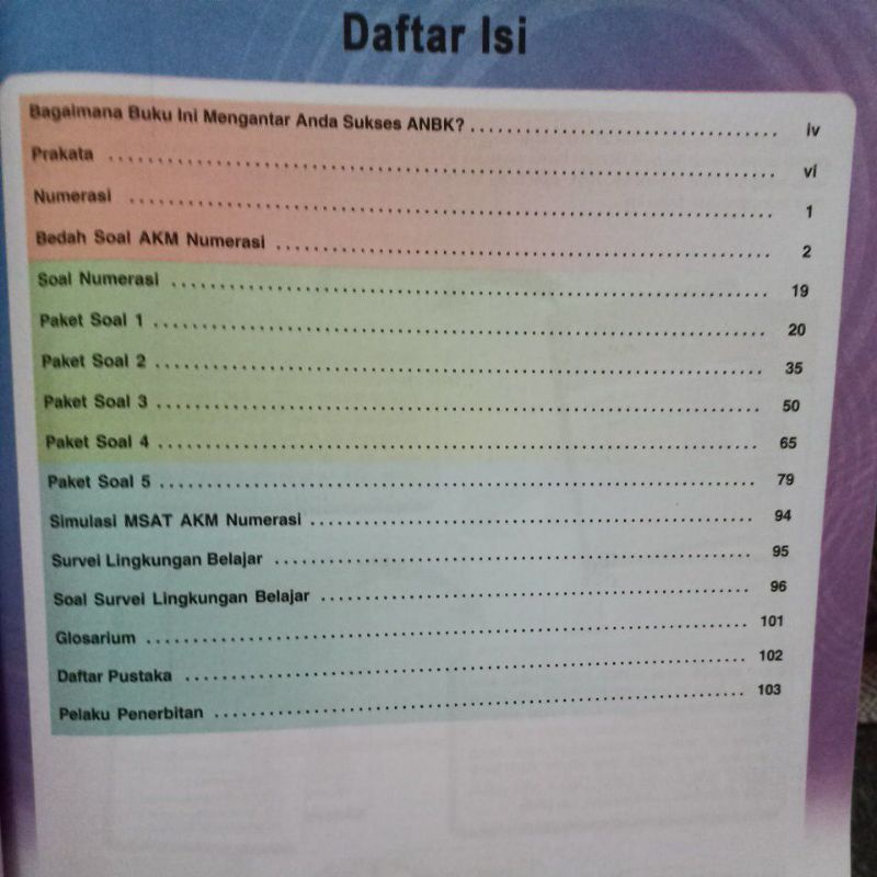 Intan Pariwara Buku Detik Detik ANBK AKM Numerasi Untuk SMA/MA/SMK/MAK 2022-1