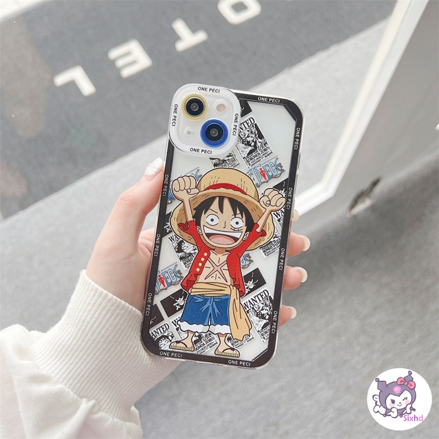 Redmi Note 11 11s 10 9 8Pro Redmi 10C 10 9C 9A 9 Xiaomi 11Lite 11T Pro Mi Poco X3Pro NFC Cartoon Fashion One Piece Lens Protection Phone Case Soft Anti-drop Protective Cover