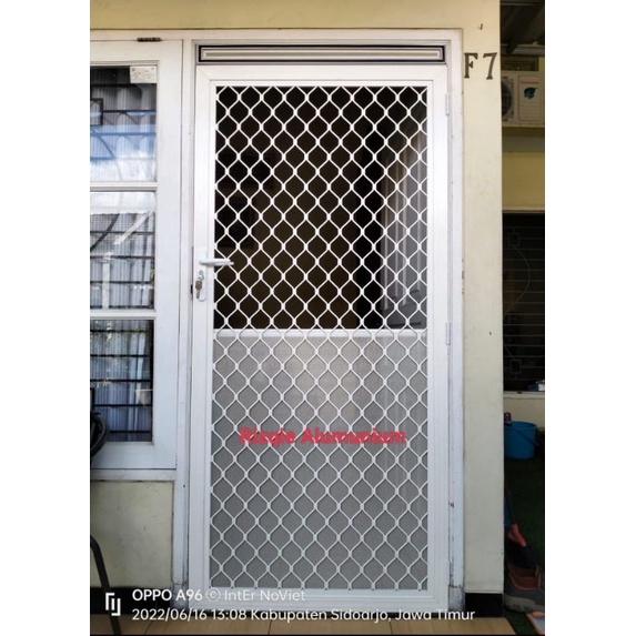 Pintu Kasa Nyamuk Aluminium/ Pintu Xpanda Minimalis