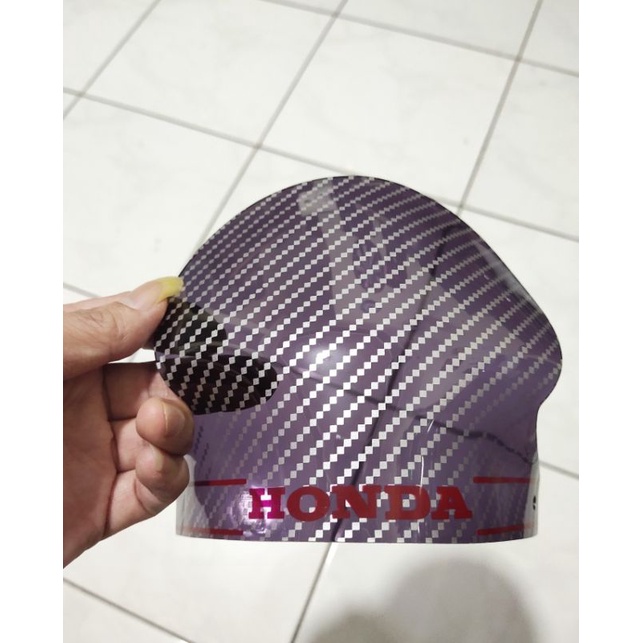 visor Honda Scoopy fi motif karbon