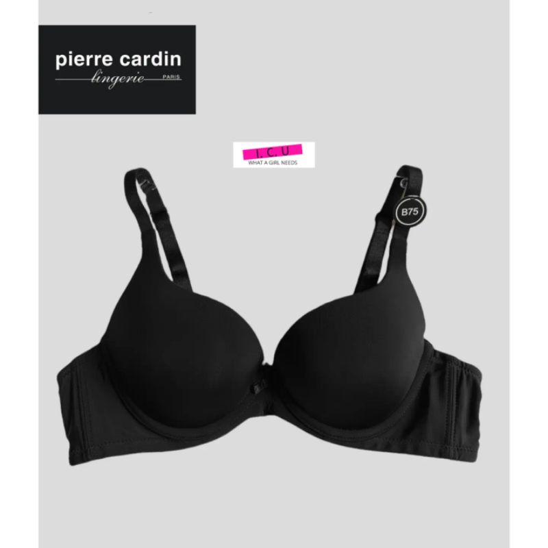 BRA PUSH UP KAWAT BUSA TEBAL PIERRE CARDIN BLACK 609-61952B SIZE 34B