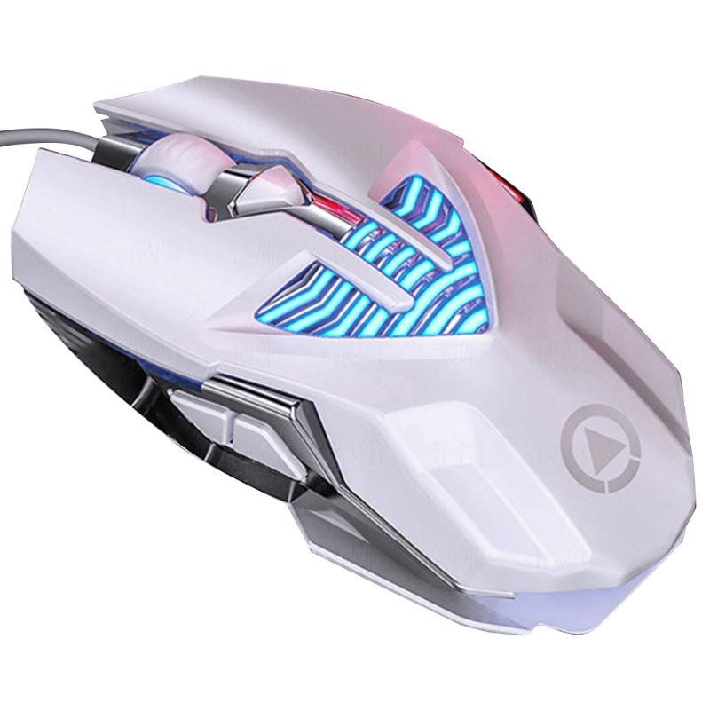 G4 Mouse Kabel DPI Adjustable 1200-1600-2400-3200 Komputer Office Mouse Lampu Led USB Gaming Mice Untuk PC Notebook Laptop Non Slip Wired Gamer Mouse