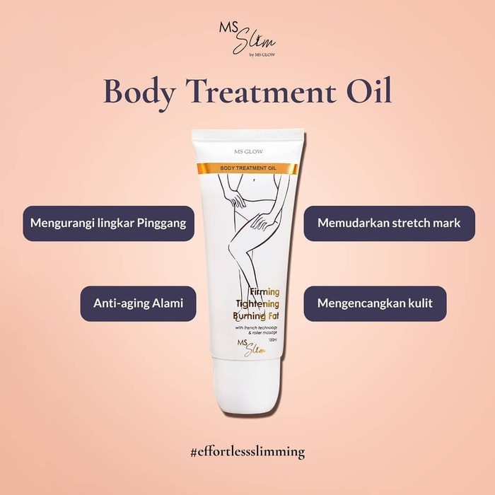 Body Treatment Oil Ms Glow Shopee Indonesia