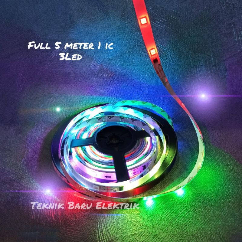 Lampu Led Strip Running SMD 5050 RGB Berjalan Horse race Lampu Led Strip Running SMD 5050 RGB Berjalan Horse race