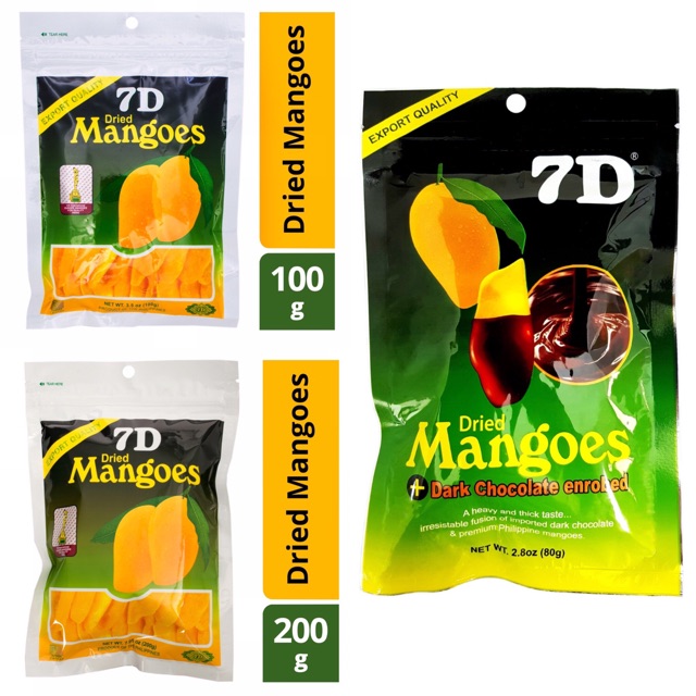 

7D Dried Mangoes Mango Philipine Filipina Impor Dark Chocolatei