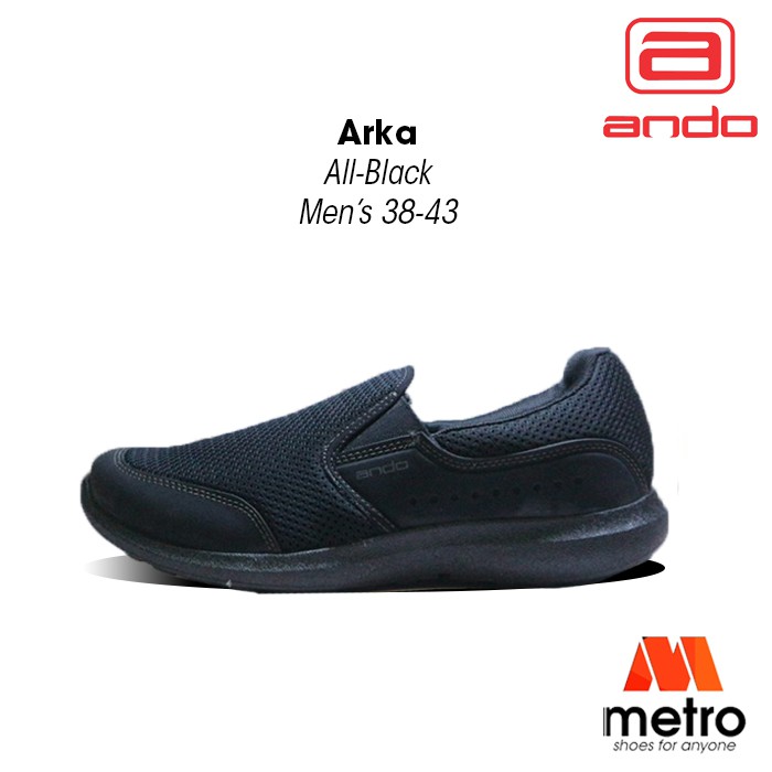 SEPATU - SEPATU PRIA - SEPATU SLIPON PRIA ANDO ARKA (PRODUKSI BARU) UKURAN 39-43