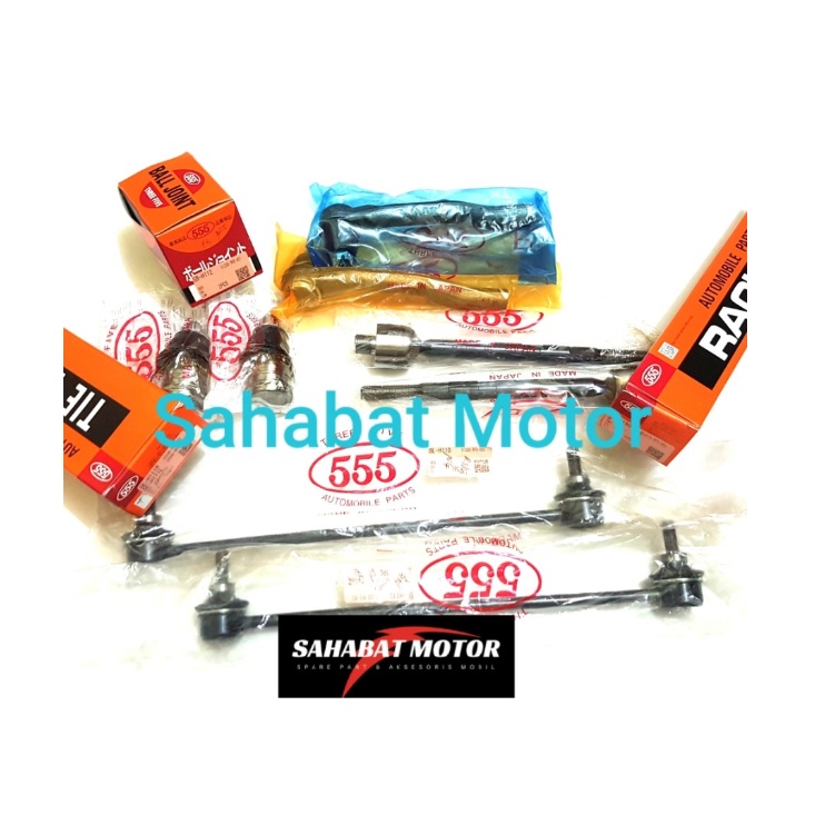 Jual PAKET TIE ROD RACK END LINK STABIL BALL JOINT JAZZ RS 555 JAPAN