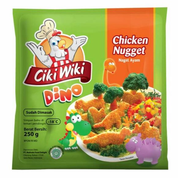 

CIKI WIKI Chicken Nugget Dino 250gr