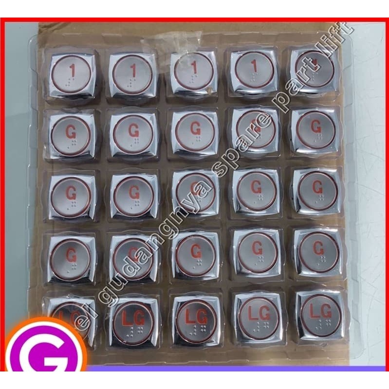 Tombol Lift Hyundai/ Elevator Push Button Lift
