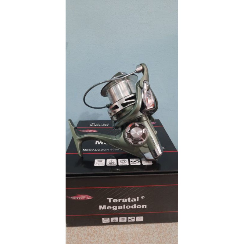 reel pancing laut teratai Megalodon 8000 10000