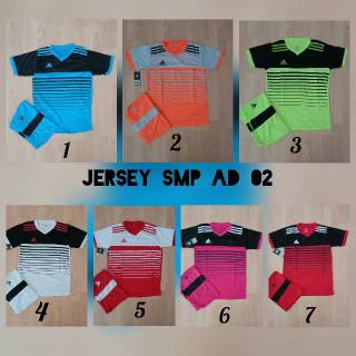 READY Baju  setelan Futsal baju  bola  Anak  kids jersey smp 