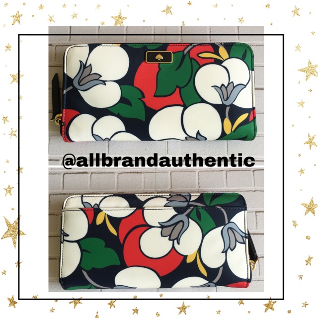 Kate spade zip continental wallet large dawn breezy floral