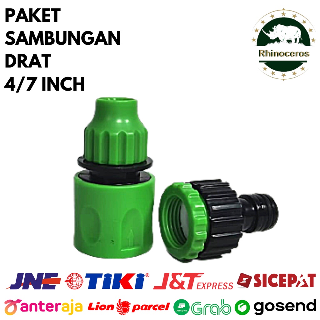 Sambungan Selang Air Paket 4/7 Inch Quick Release Sambungan Slang Air