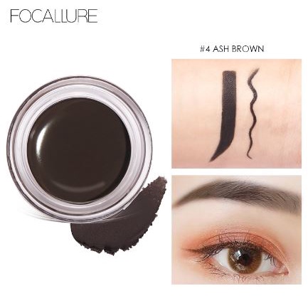 Eyebrow FOCALLURE Cream Gel waterproof Pensil Alis Eyebrow Cream - kosmetik Mata