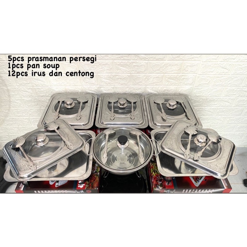 prasmanan set Prasmanan set stainless paket prasmanan
