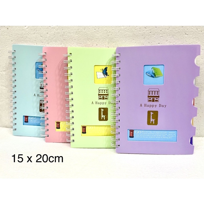 

Buku agenda Spiral Happy day