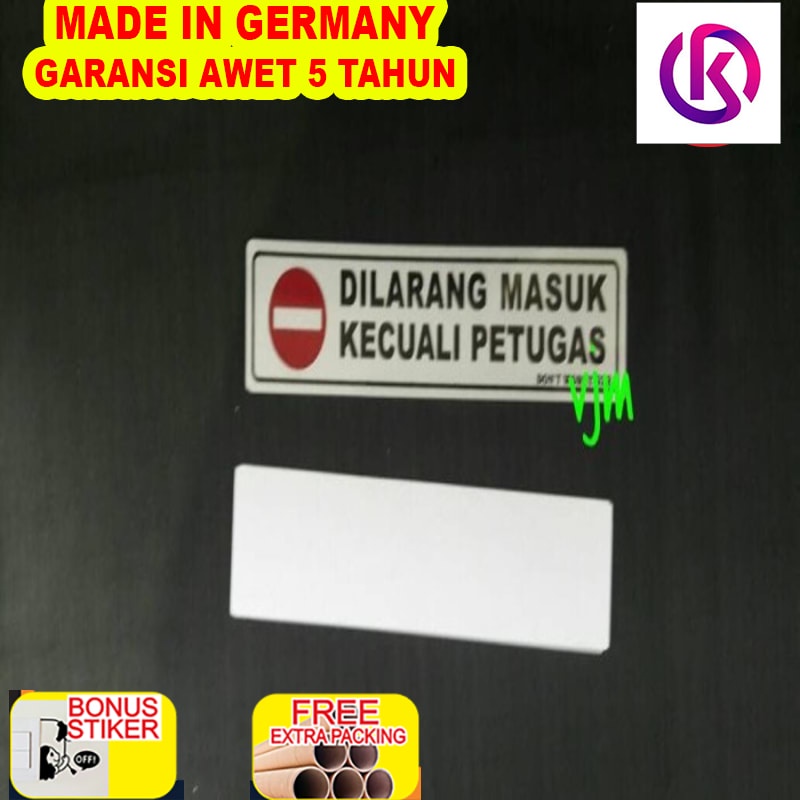 

Terlaris Plat DILARANG MASUK KEC. PETUGAS 195x45cm