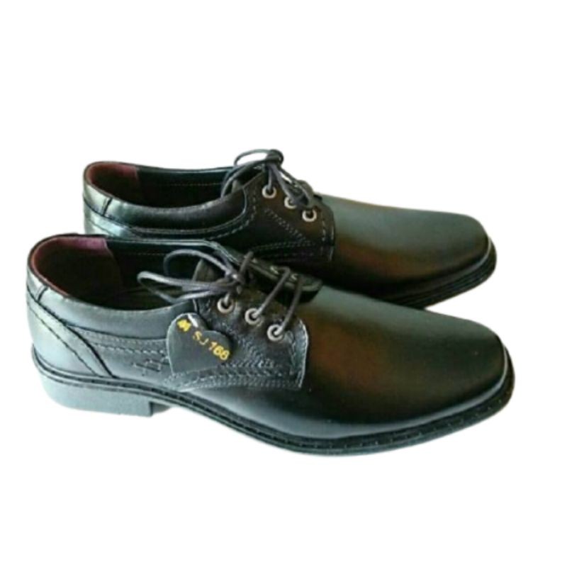 MANDIENS - SJ.266 /SJ.166 Sepatu Pantofel Kulit Asli Original Medali Export Quality