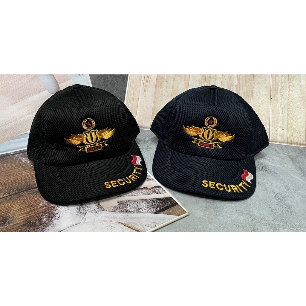 Topi Jaring Satpam | Topi Jaring Security | Topi Satpam | Topi Jaring - Wing