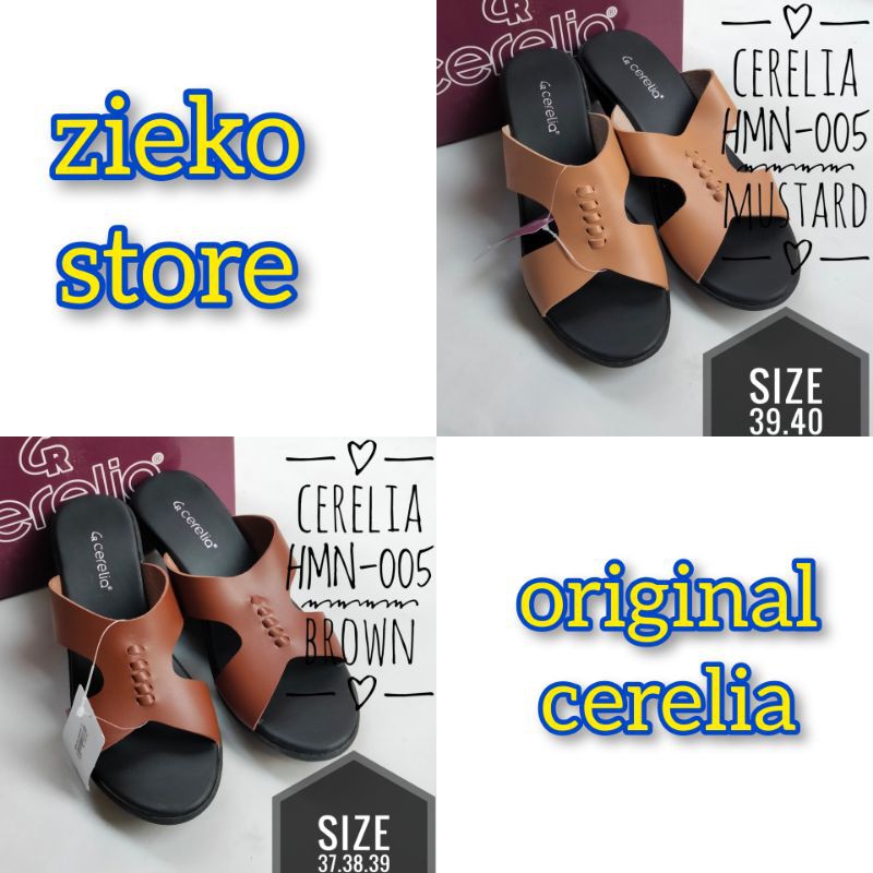 SANDAL WEDGES WANITA ORIGINAL CERELIA HMN-004