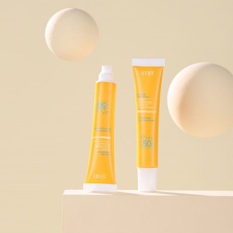 Sunscreen SVMY Spv 50 Suncreen Light Moisture Protection Cream Moisturizer Acne Sun Screen Perawatan Wajah Wanita UV Protect