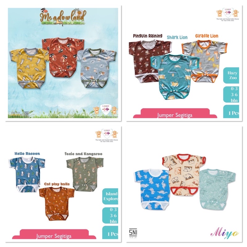 Jumper Segitiga Kodok Segitiga Miyo/ Libby Newborn 0-3M