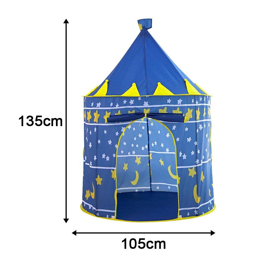 Tenda Lipat PREMIUM Bermain Anak Portabel Warna Menarik - Model Istana